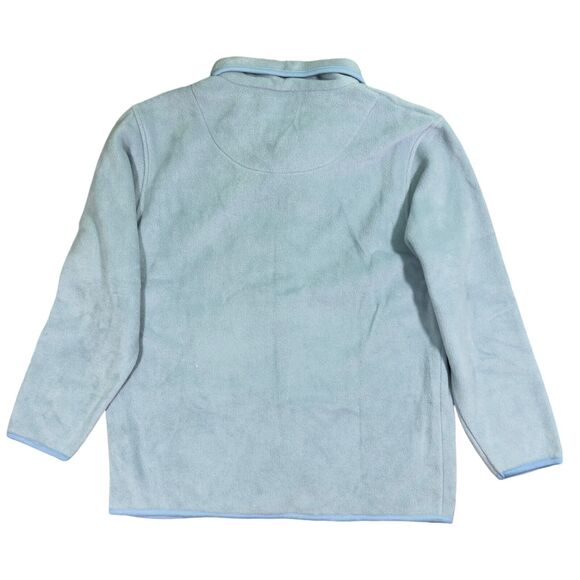 E.M.I. Sportswear Jacket Women's XL Blue Fleece Embroidered Snowflake Winter Top - Picture 2 of 9